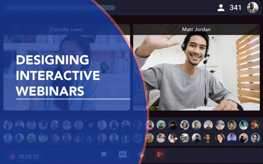 nteractive webinars through attendance and audience retention data
